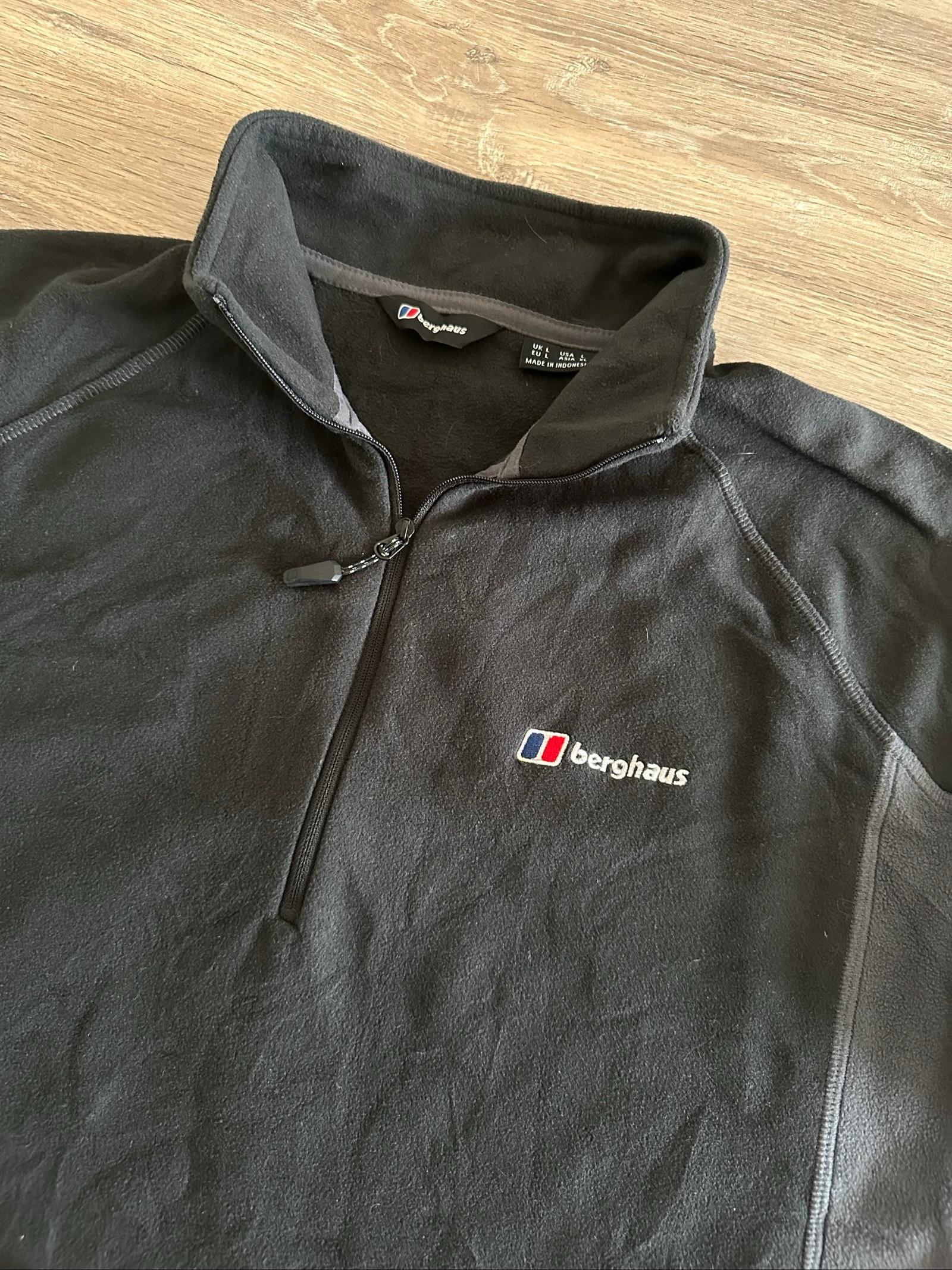 Berghaus Polaire Homme Taille L Noir 1/4 Zip Outdoor Trekking – photo 4